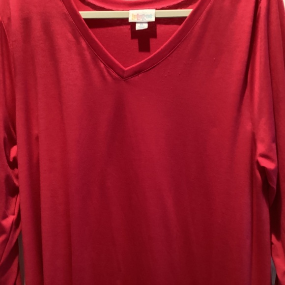 Red XL lularoe dress - Picture 4 of 8